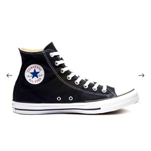Black and White Chuck Taylors High Tops for sale
